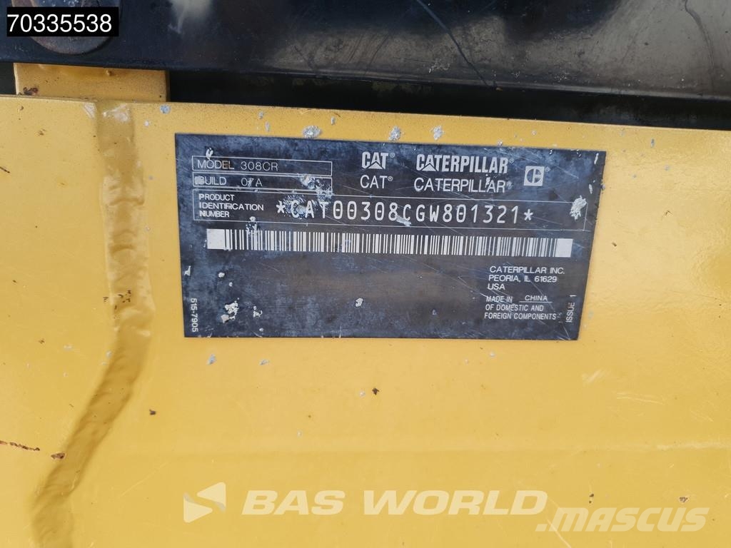 CAT 308 CR Minigraafmachines < 7t