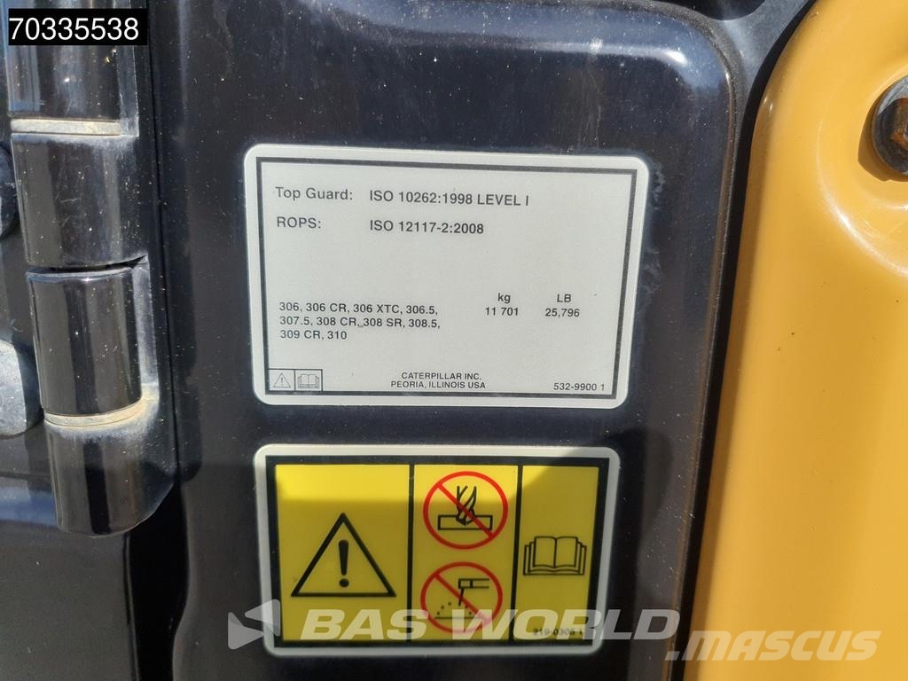 CAT 308 CR Minigraafmachines < 7t