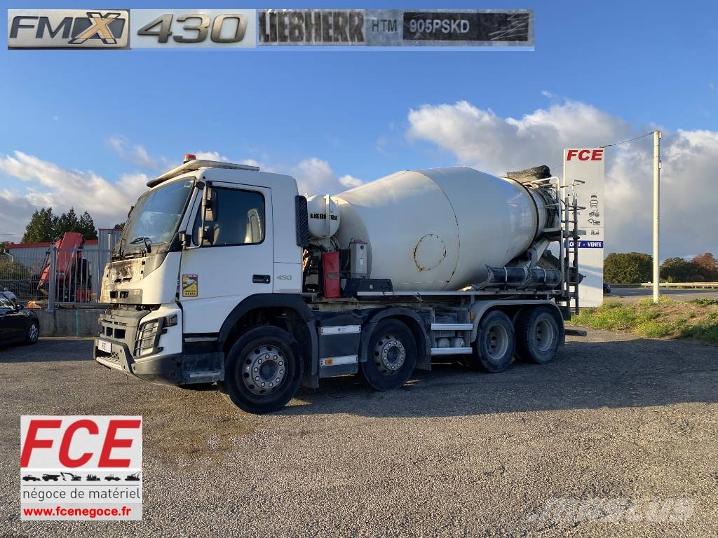 Volvo FMX 430/LIEBHERR 905 9m³ endommagé Betongbiler