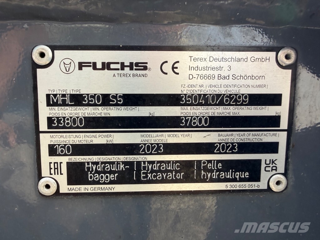 Fuchs MHL 350 F - MHL350 Waste / industry handlers
