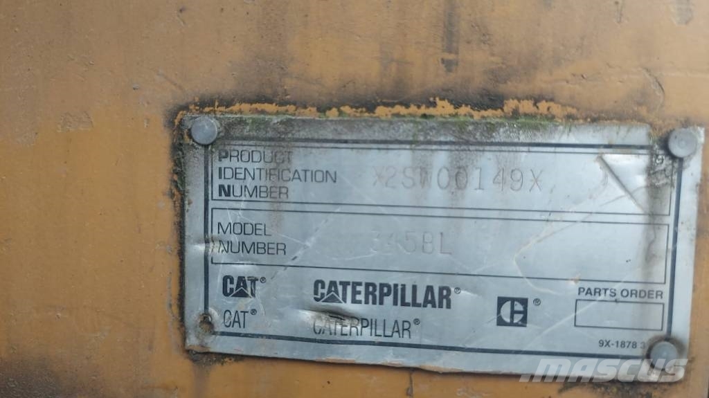 CAT 345 B L Ketjut, telat ja alustat