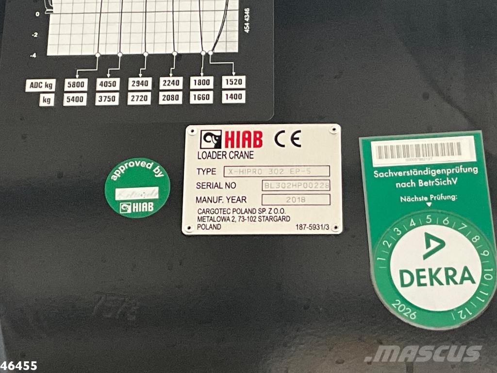 Mercedes-Benz Arocs 2536 Euro 6 Hiab 30 Tonmeter laadkraan Rabljene dizalice za težak teren