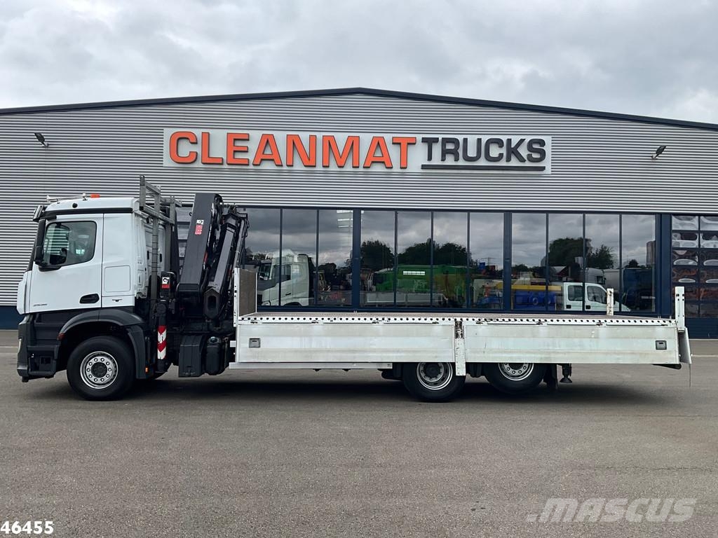 Mercedes-Benz Arocs 2536 Euro 6 Hiab 30 Tonmeter laadkraan Rabljene dizalice za težak teren