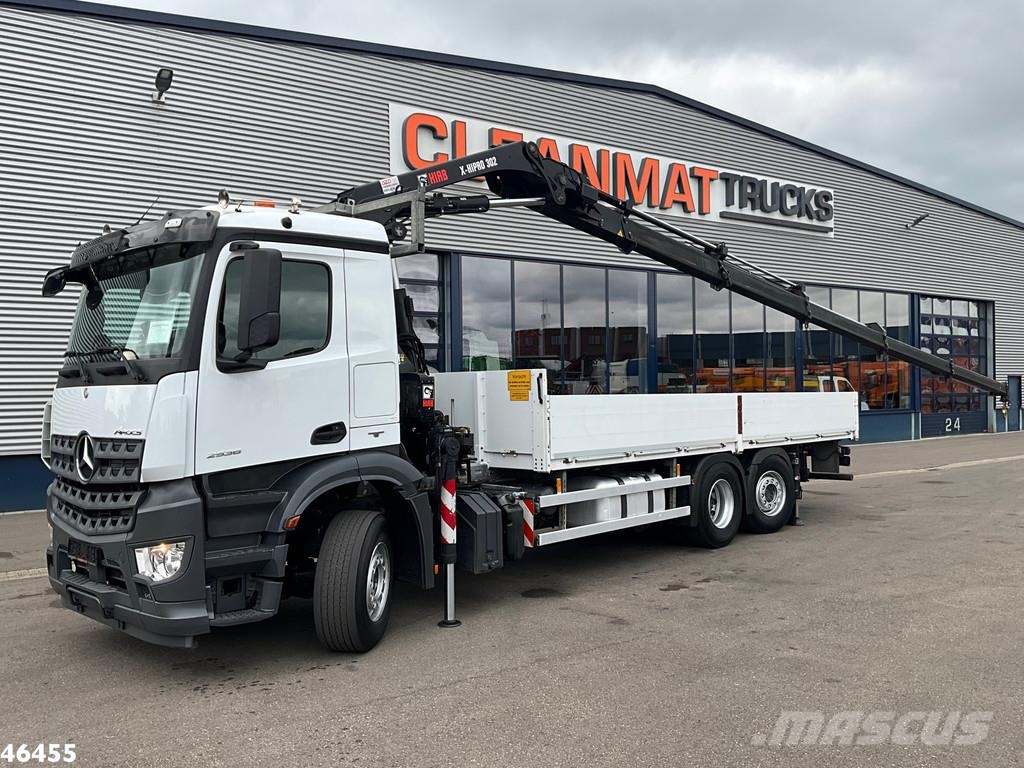 Mercedes-Benz Arocs 2536 Euro 6 Hiab 30 Tonmeter laadkraan Rabljene dizalice za težak teren