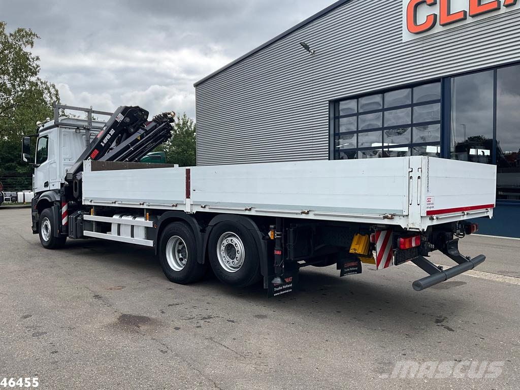 Mercedes-Benz Arocs 2536 Euro 6 Hiab 30 Tonmeter laadkraan Rabljene dizalice za težak teren