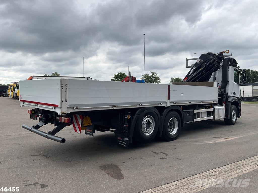 Mercedes-Benz Arocs 2536 Euro 6 Hiab 30 Tonmeter laadkraan Rabljene dizalice za težak teren