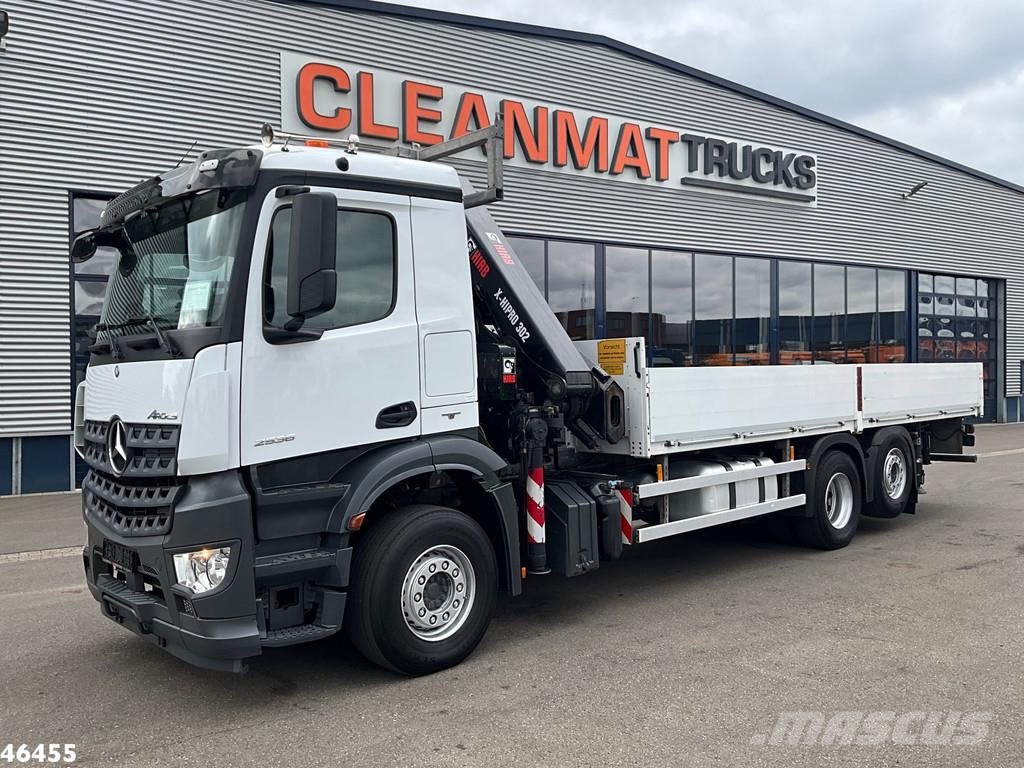 Mercedes-Benz Arocs 2536 Euro 6 Hiab 30 Tonmeter laadkraan Rabljene dizalice za težak teren