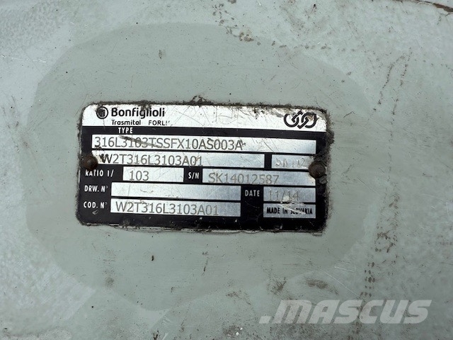 Bonfiglioli 316L GEARS USED Transmisiones