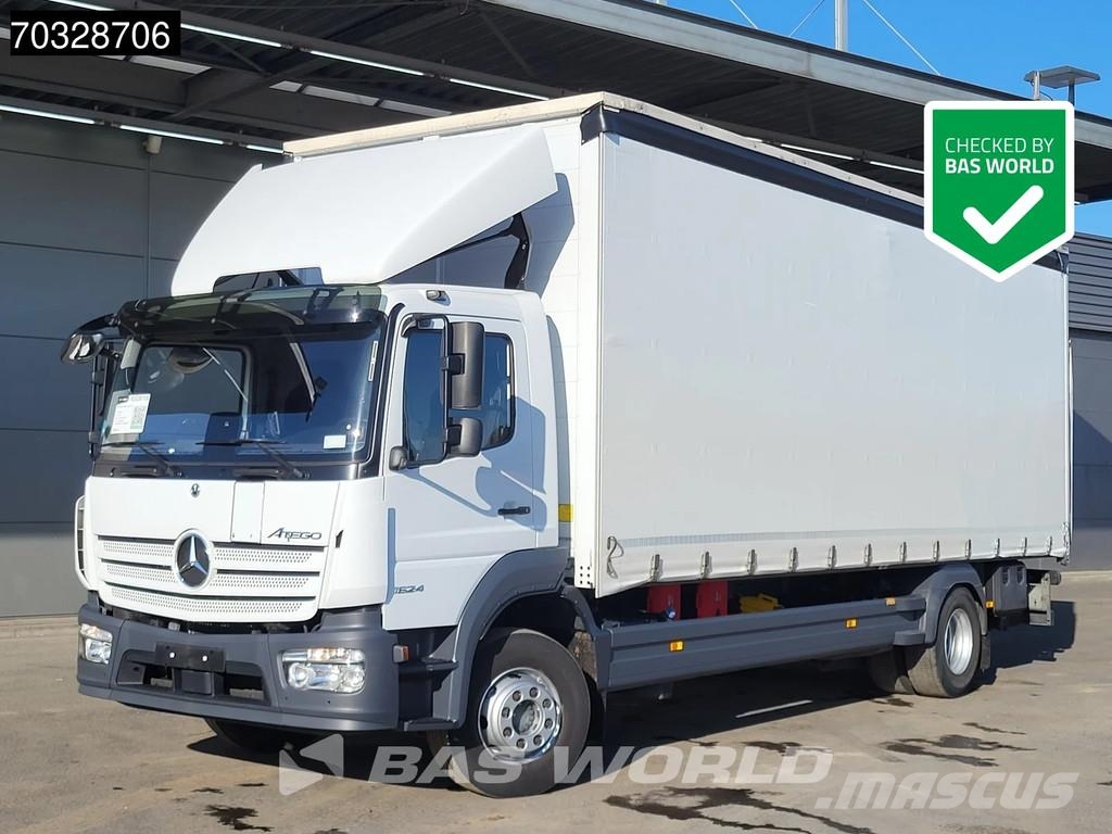 Mercedes-Benz Atego 1624 4X2 16t 6-Cylinder Engine 1500kg Tailga Camiones de caja de lona