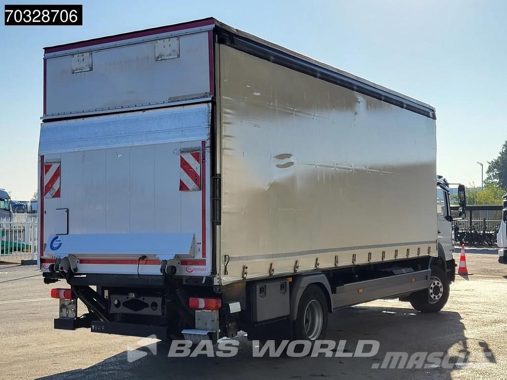 Mercedes-Benz Atego 1624 4X2 16t 6-Cylinder Engine 1500kg Tailga Camiones de caja de lona