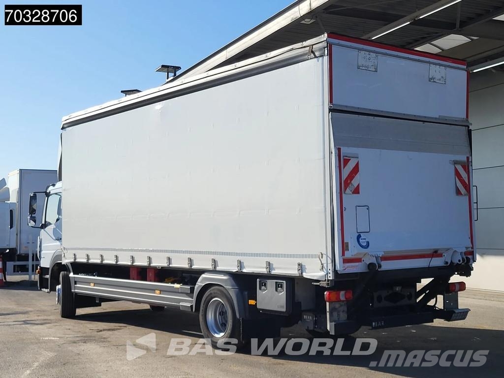 Mercedes-Benz Atego 1624 4X2 16t 6-Cylinder Engine 1500kg Tailga Camiones de caja de lona