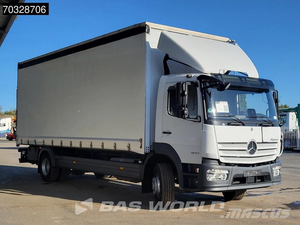 Mercedes-Benz Atego 1624 4X2 16t 6-Cylinder Engine 1500kg Tailga Camiones de caja de lona