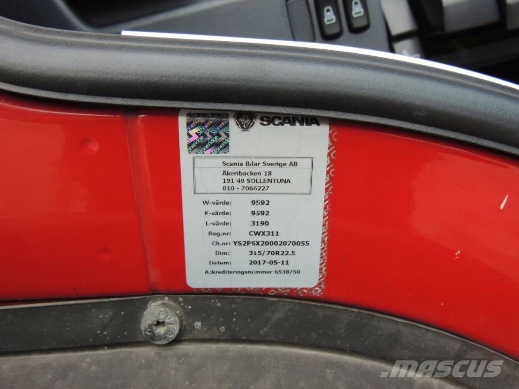Scania P320 Rama, 2011rok, 6x2, 320KM, EURO 5 Шасі з кабіною