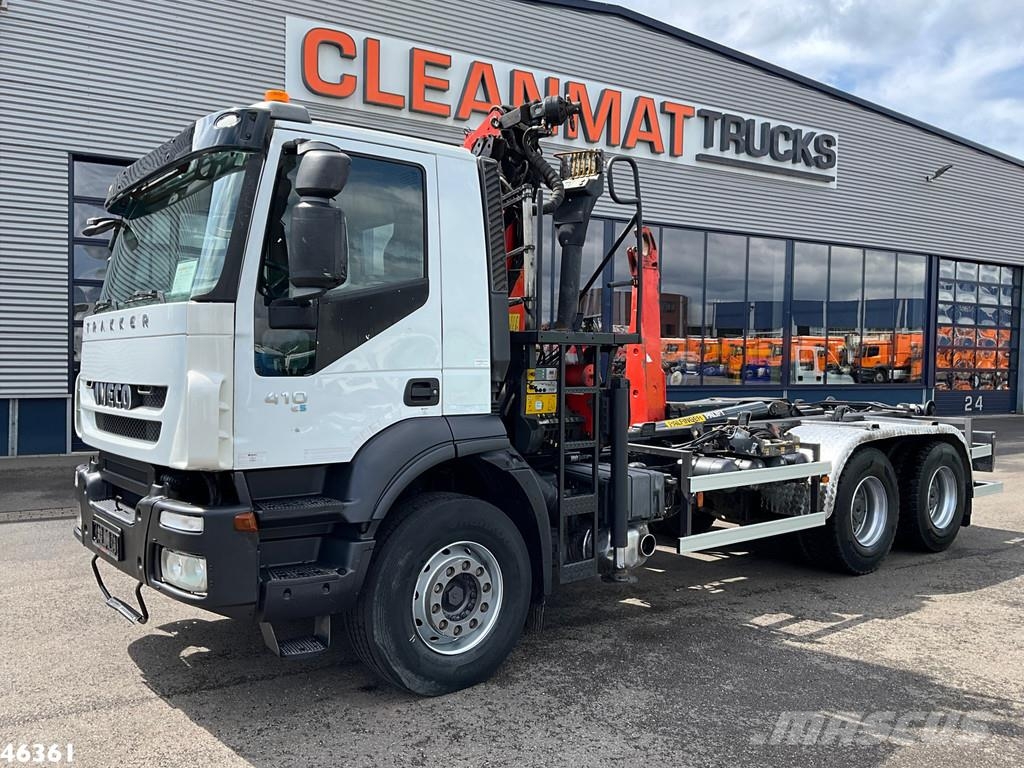Iveco Trakker AD380T41 6x4 Palfinger 16 Tonmeter laadkra Camiones elevadores de gancho