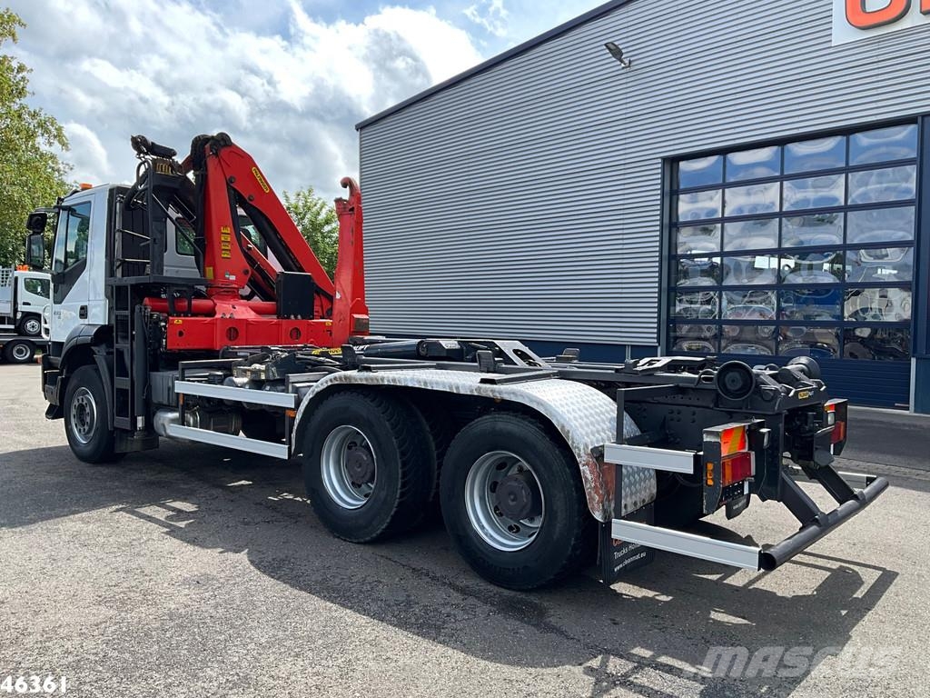 Iveco Trakker AD380T41 6x4 Palfinger 16 Tonmeter laadkra Camiones elevadores de gancho