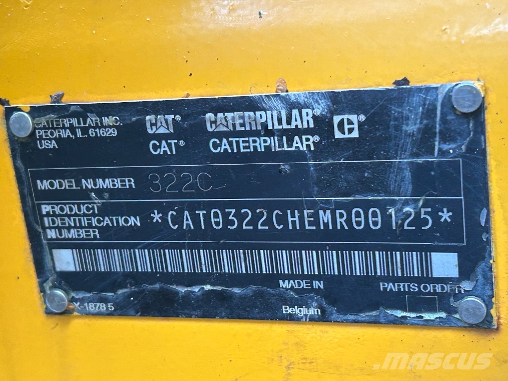 CAT 322 C LN Ağaç kesici istifleyiciler