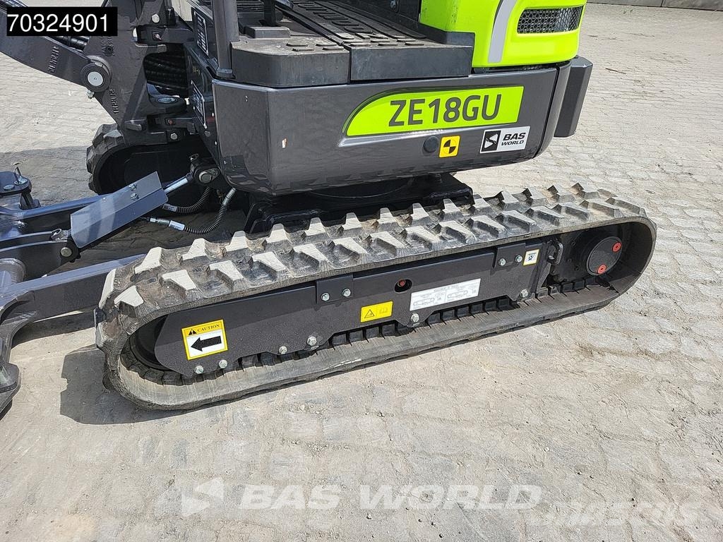 Zoomlion ZE18 GU KUBOTA ENGINE - CE CERTIFIED حفارات صغيرة أقل من 7 طن (حفارات صغيرة)