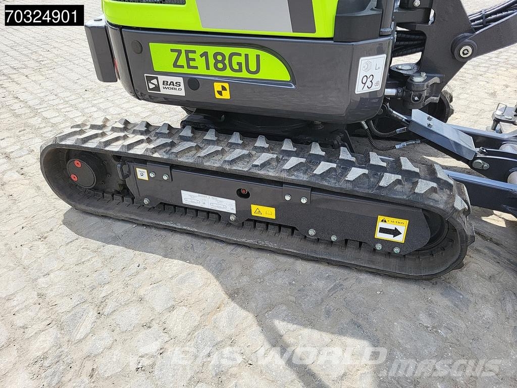 Zoomlion ZE18 GU KUBOTA ENGINE - CE CERTIFIED Miniexcavadoras