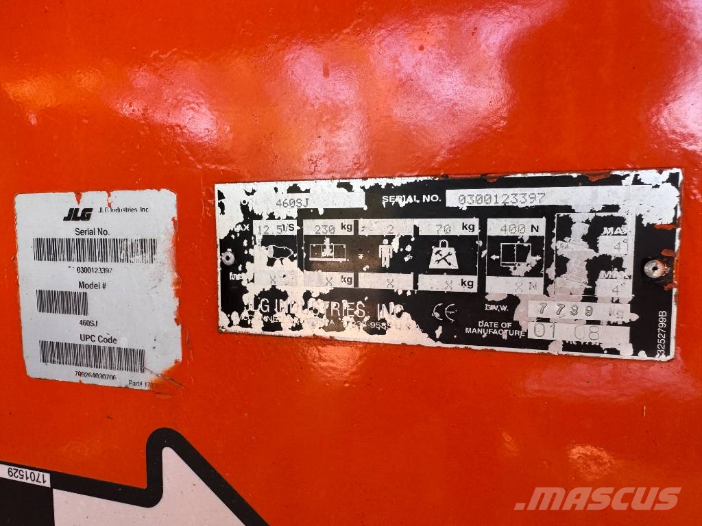 JLG 460 SJ Teleskopiskie pacēlāji