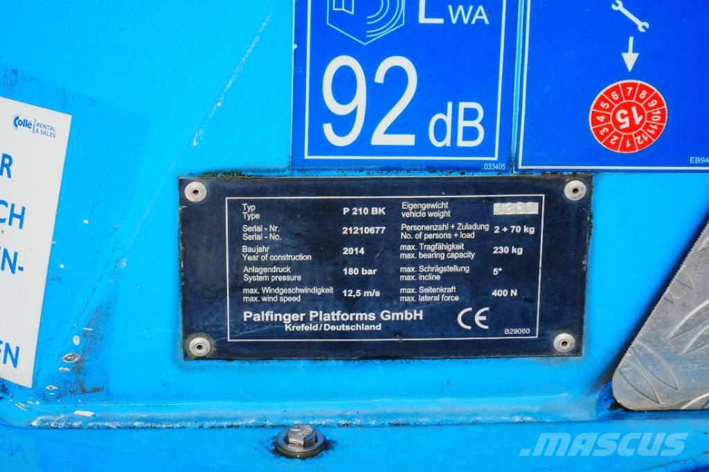 Palfinger P 210 BK | 2014 Autoplošiny