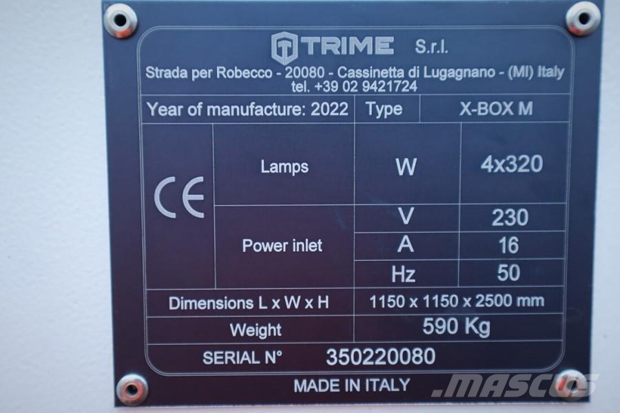 Trime X-BOX M 4 x 320W Valid inspection, Max Boom Height Rasvetni stubovi