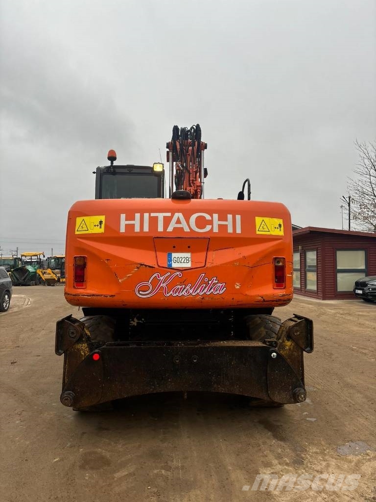 Hitachi ZX140 W-3, 2013, Lithuania - Used wheeled excavators - Mascus