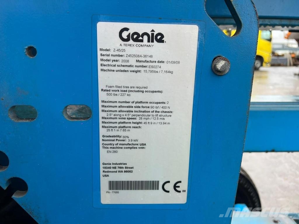 Genie Z45/25 Knikarmhoogwerkers