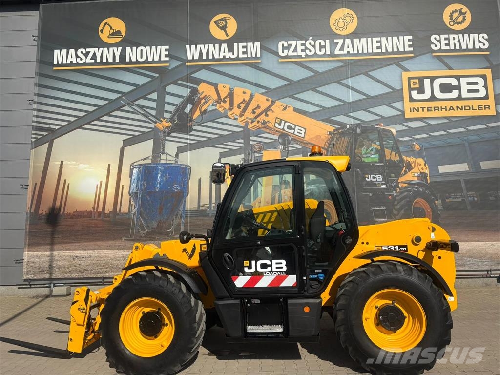 JCB 531-70 Industrial مناولات متداخلة
