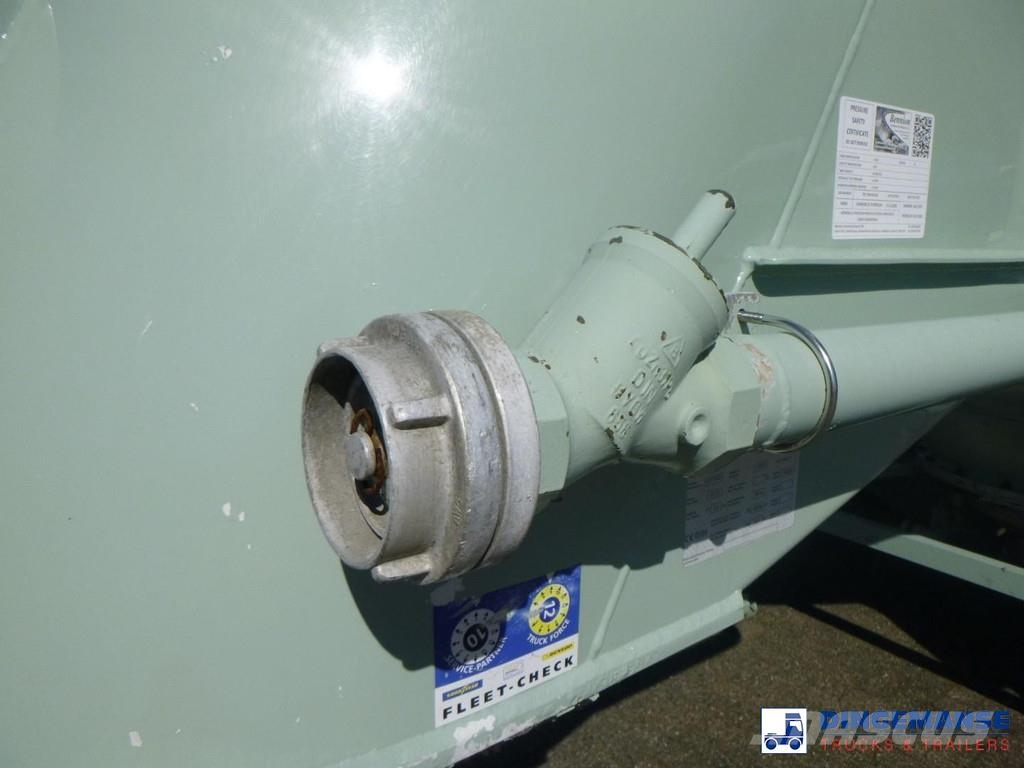 Spitzer Powder tank alu 39 m3 / 1 comp Tsisternhaagised