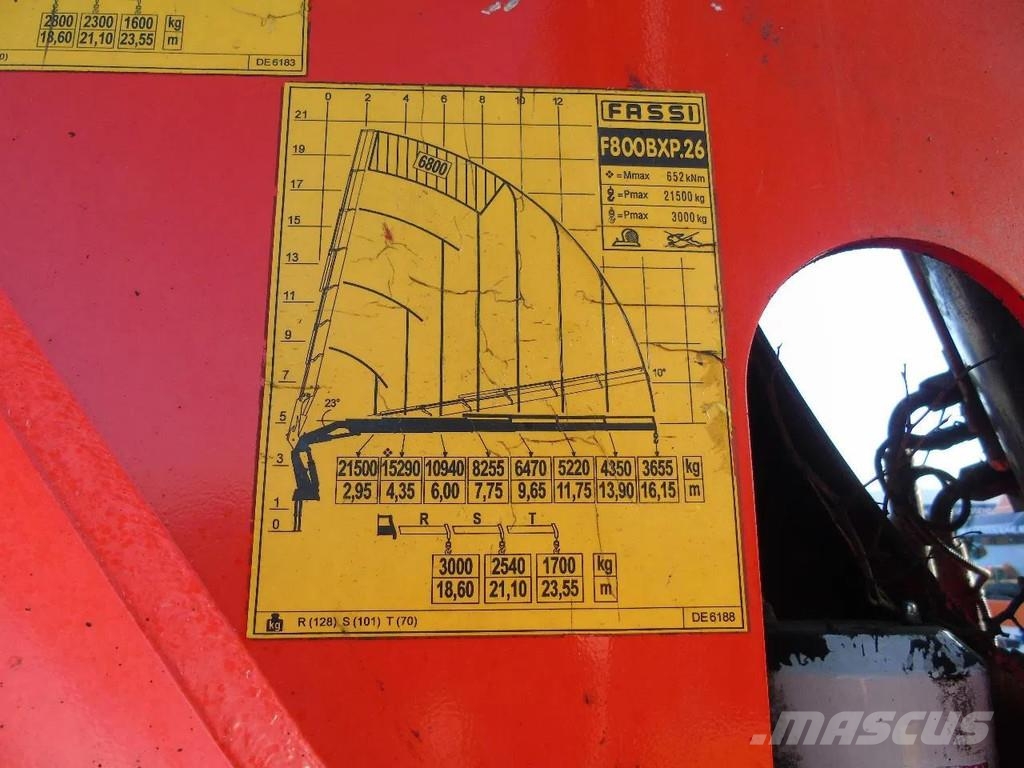 DAF CF 85.510 + FASSI 80TON 6x + 8X2 + EURO 5 + REMOTE Rabljeni žerjavi za vsak teren
