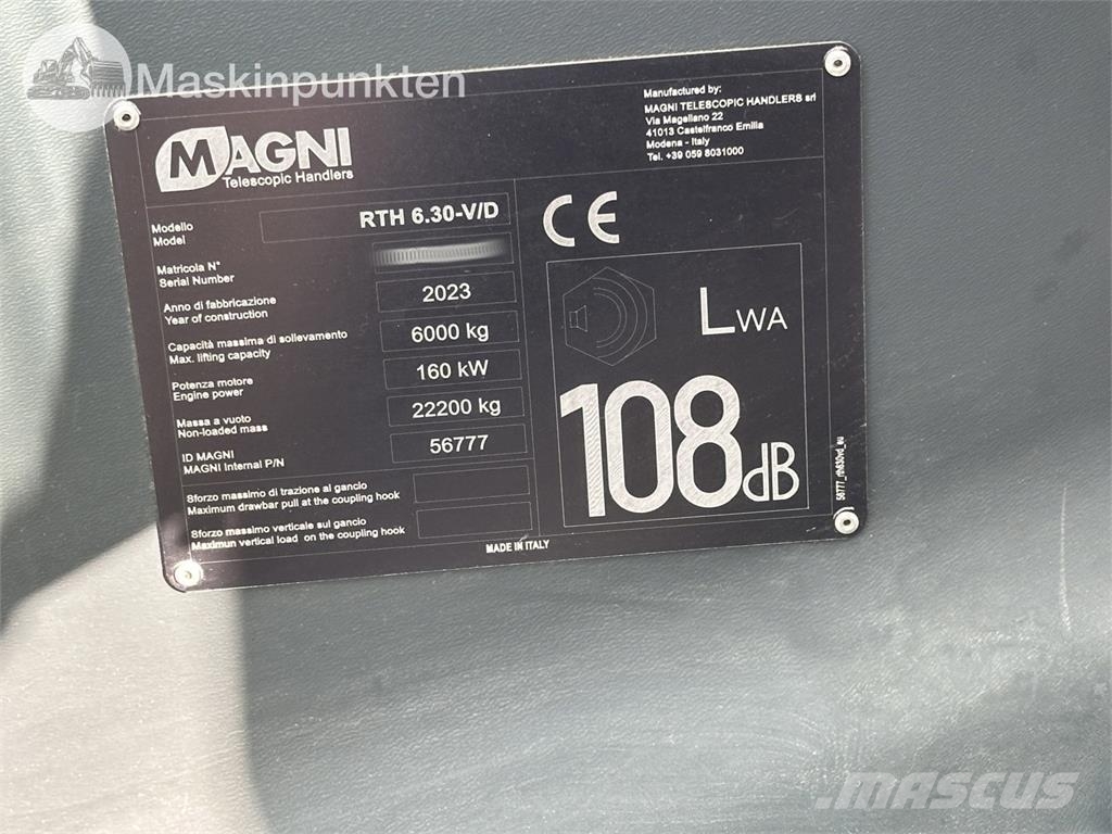 Magni RTH 6.30-V/D Τηλεσκοπικοί ανυψωτές