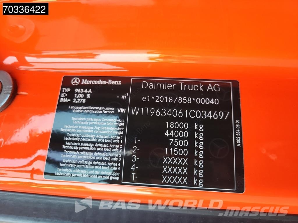 Mercedes-Benz Actros 1851 4X2 BigSpace Mega APK 03-2027 2x Tanks Sadulveokid