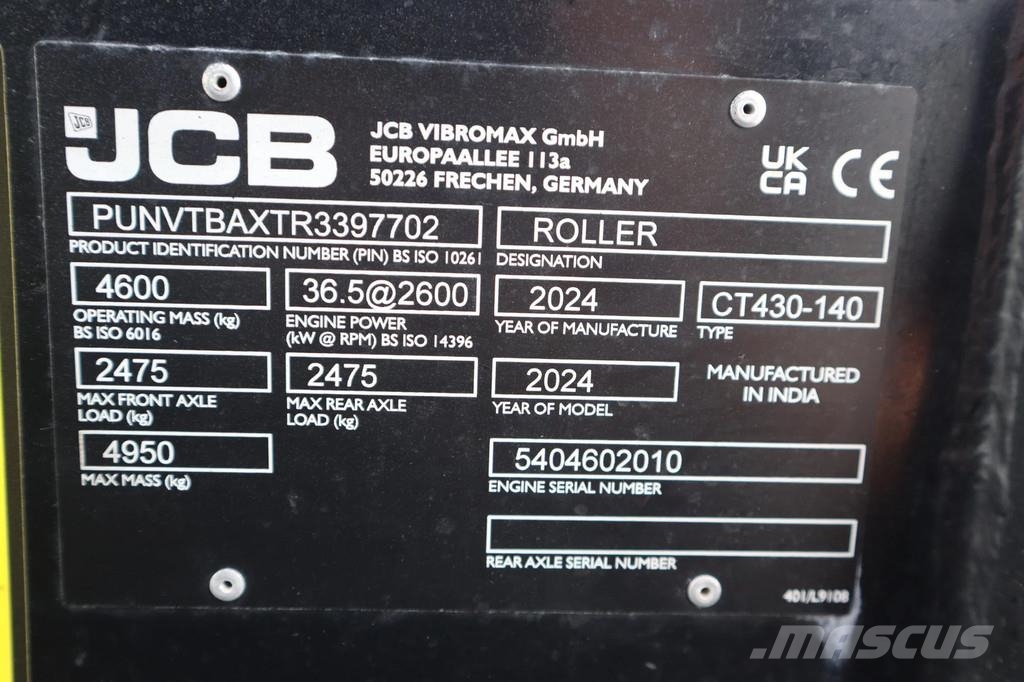 JCB CT430 -140 | NEW / UNUSED | WATER SPRAY Інші дорожні катки