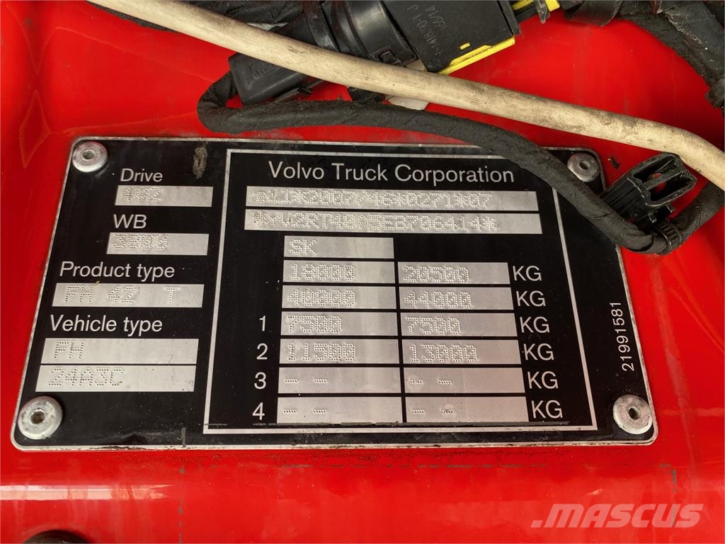 Volvo FH VIN 414 Влекачи