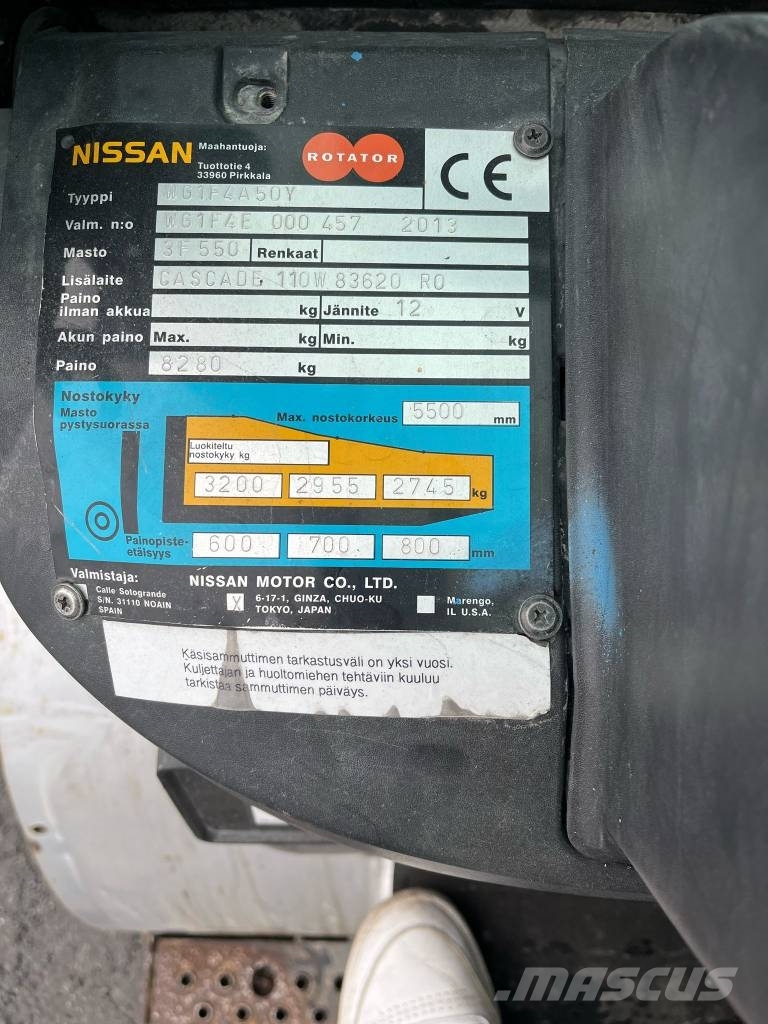 Nissan WG1F4A50Y Diesel heftrucks