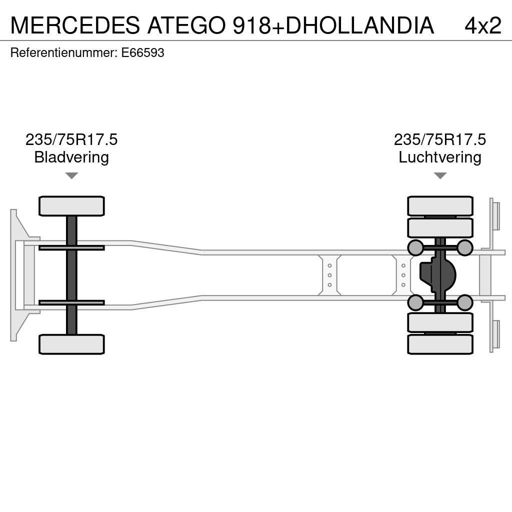 Mercedes-Benz ATEGO 918+DHOLLANDIA Sanduk kamioni