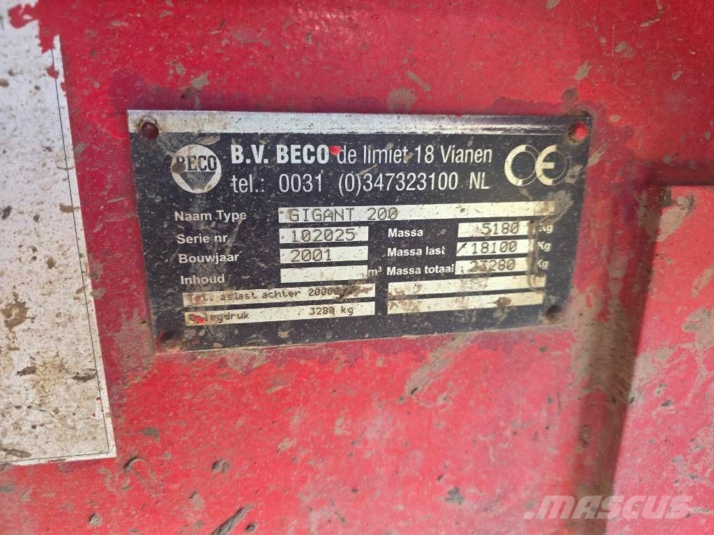 Beco Gigant 200 Kiper prikolice