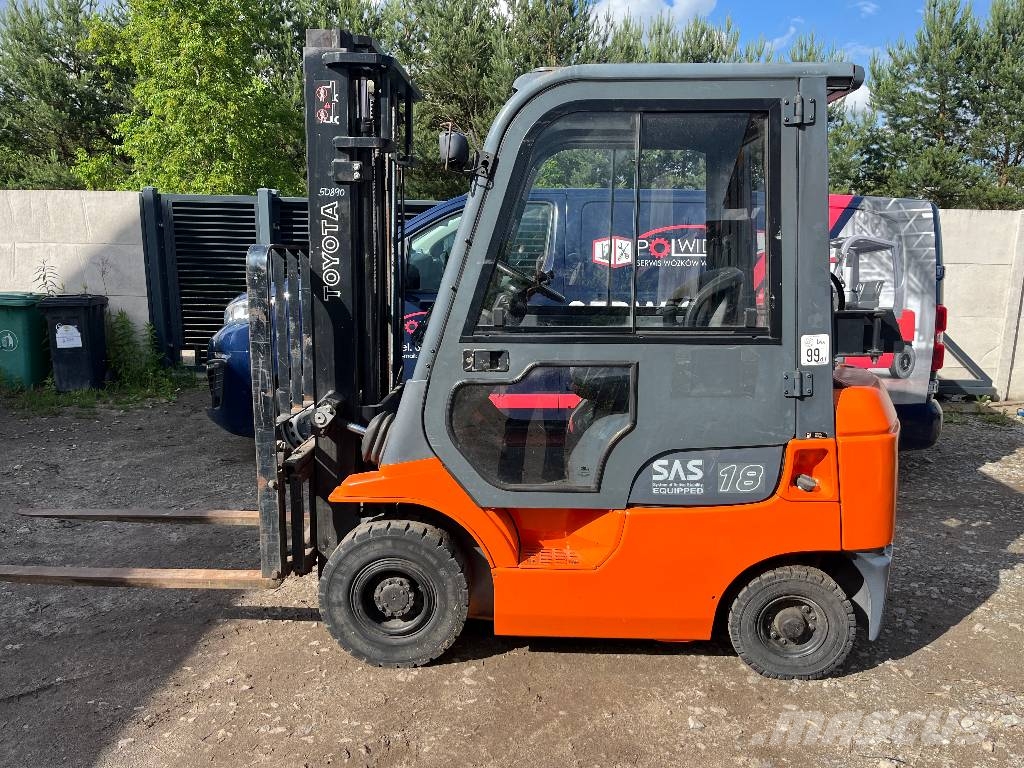 Toyota 7FGF18 Carretillas LPG