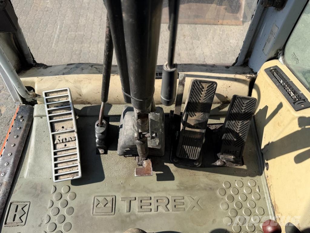 Terex TW150 / Atlas TW 150 Mobiele kraan / Graafmachine Escavadeiras de rodas
