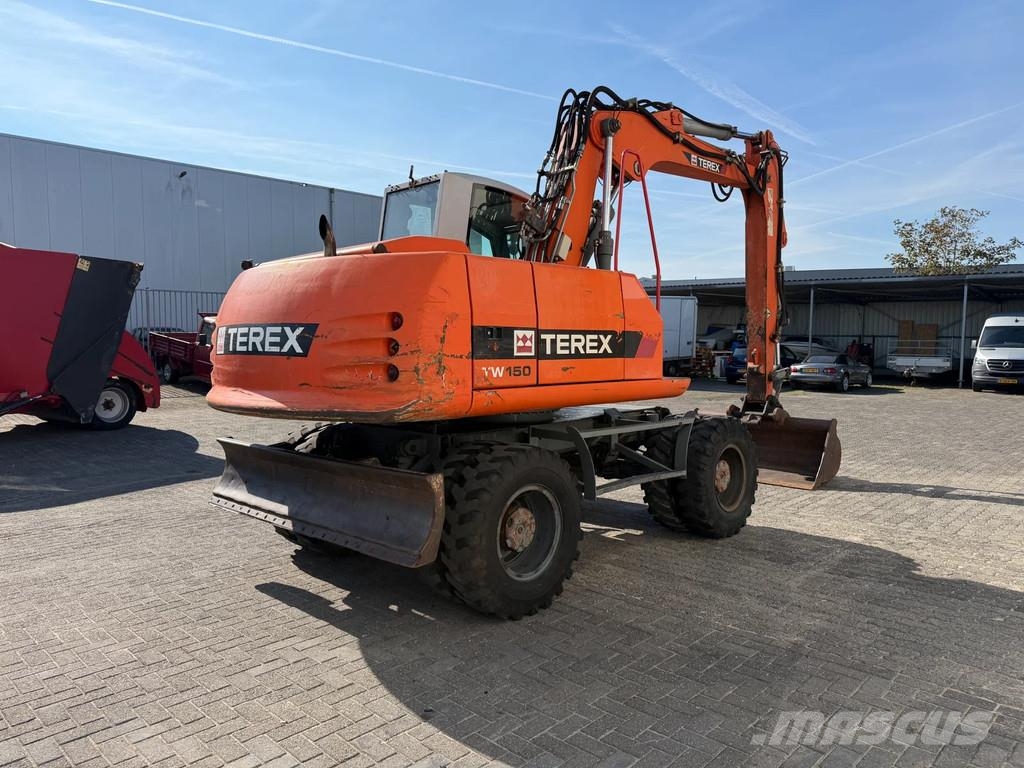 Terex TW150 / Atlas TW 150 Mobiele kraan / Graafmachine Escavadeiras de rodas