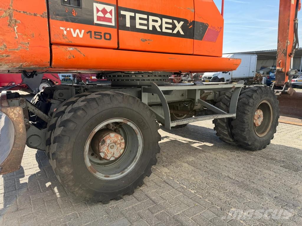 Terex TW150 / Atlas TW 150 Mobiele kraan / Graafmachine Escavadeiras de rodas