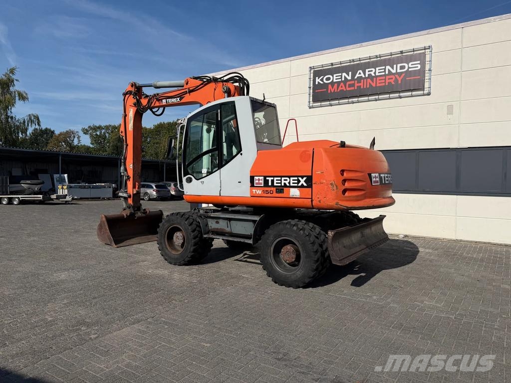 Terex TW150 / Atlas TW 150 Mobiele kraan / Graafmachine Escavadeiras de rodas