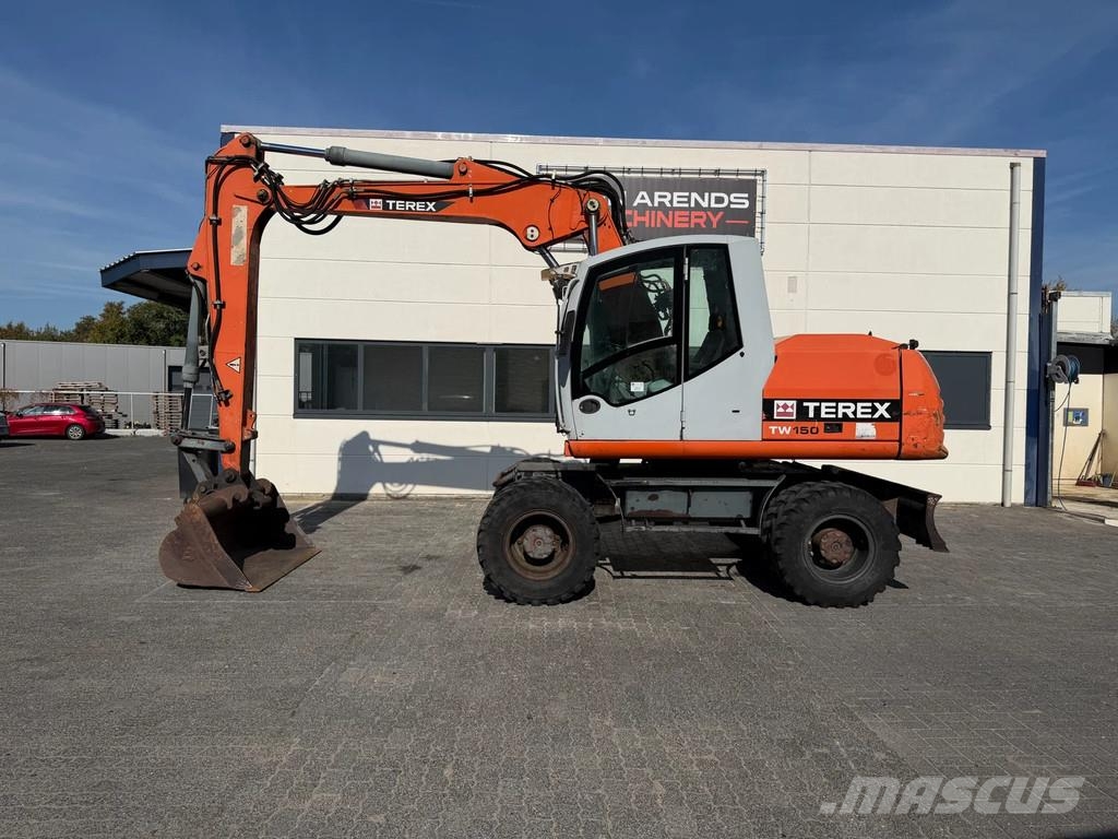 Terex TW150 / Atlas TW 150 Mobiele kraan / Graafmachine Escavadeiras de rodas