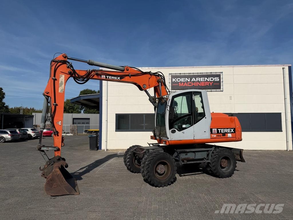 Terex TW150 / Atlas TW 150 Mobiele kraan / Graafmachine Escavadeiras de rodas