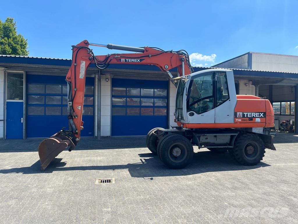 Terex TW150 / Atlas TW150 Mobiele kraan / Graafmachine Bageri na kotačima