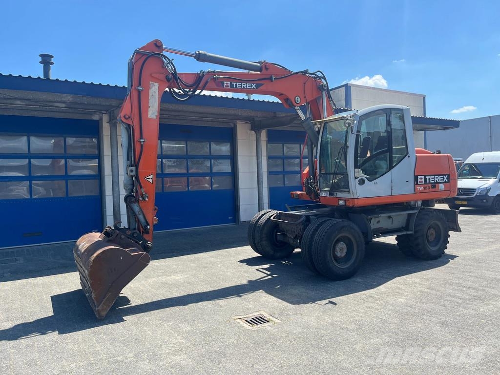 Terex TW150 / Atlas TW150 Mobiele kraan / Graafmachine Bageri na kotačima