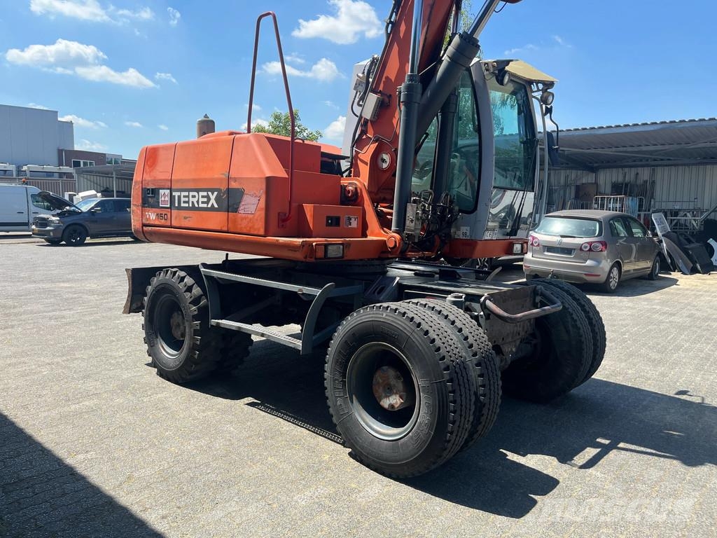 Terex TW150 / Atlas TW150 Mobiele kraan / Graafmachine Bageri na kotačima
