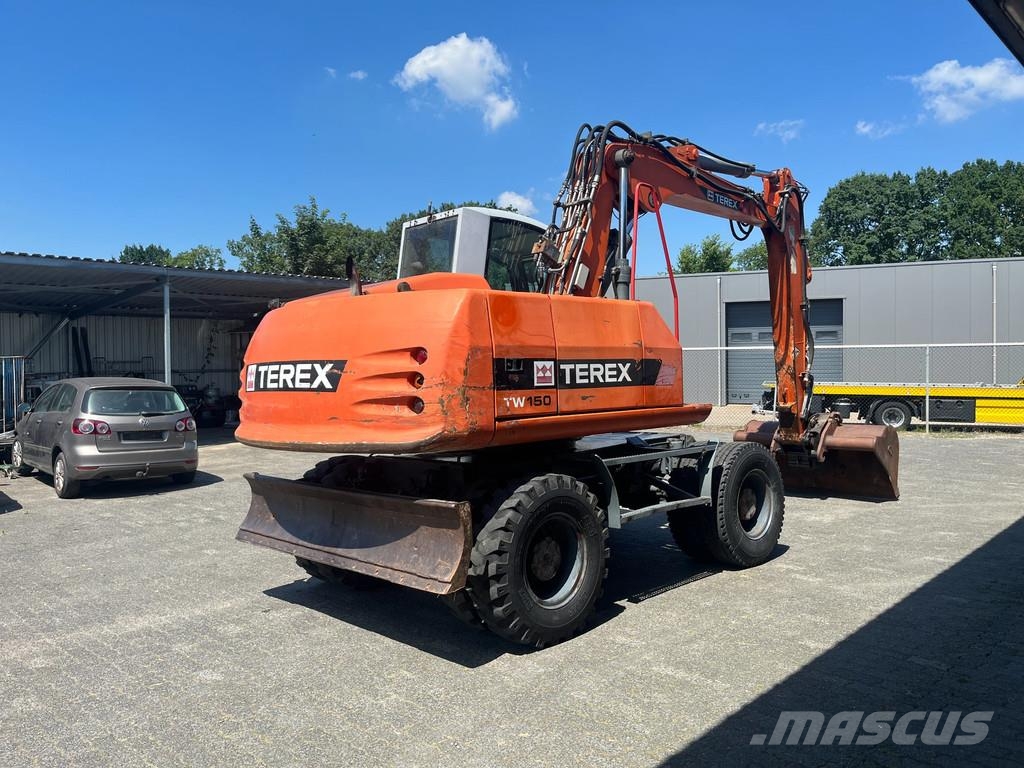 Terex TW150 / Atlas TW150 Mobiele kraan / Graafmachine Bageri na kotačima