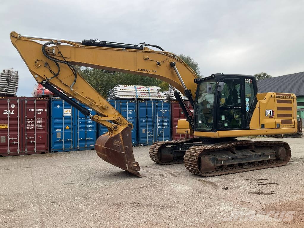 Pásový bagr Caterpillar 320, bagr 320 Pásové rýpadlá
