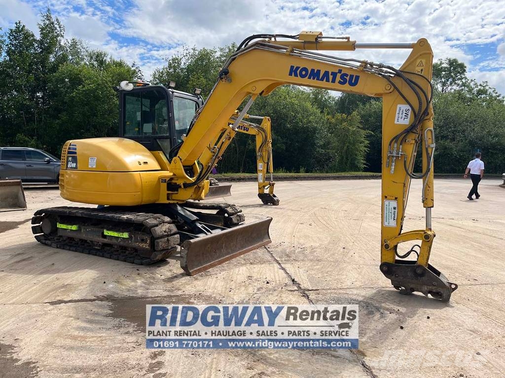 Komatsu PC 80 MR-5 حفارات وسط 7 طن - 12 طن